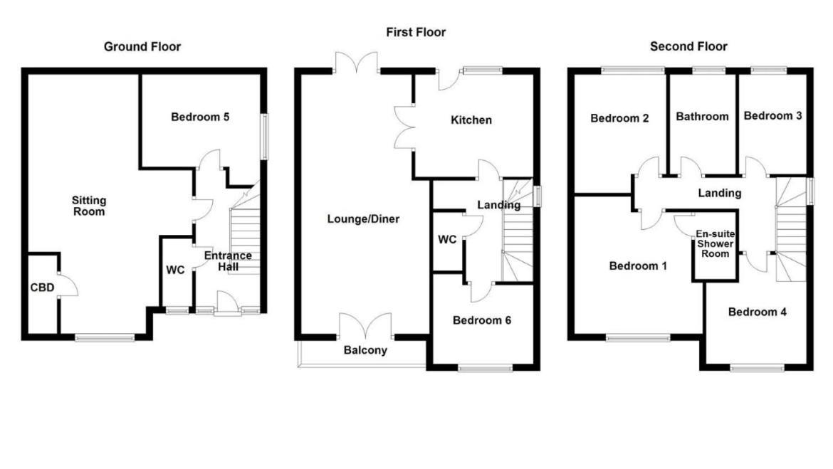 House Of Kaima - 6 Bed Detached Villa Dewsbury Eksteriør billede